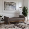 RealRooms Barrie Futon Sofa Bed in Teddy Fabric - 3 of 4