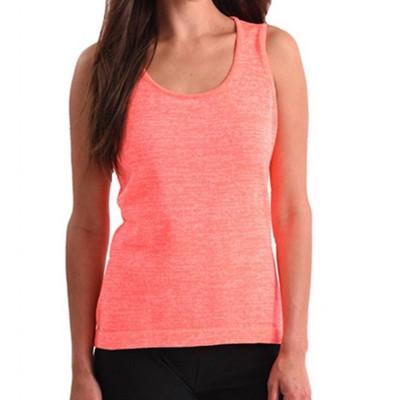 Women's Heathered Bra-Friendly Tank Top - ANGEL