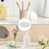 Unique Bargains Diatomite Water Absorbent Non-Slip Soap Dish Drying Mats 4" x 4" 5 Pcs - 4 of 4
