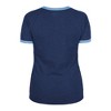 MLB Tampa Bay Rays Women's Heather Bi-Blend Ringer T-Shirt - 2 of 4