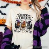 Chick or Treat Chicken T-Shirt, Funny Farmhouse Halloween Tee| OrnamentallyYou - 4 of 4