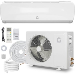 12000 BTU Mini Split Air Conditioner with Heat Pump, 19 SEER2 115V Ductless AC Unit Covers 750 sq ft, Includes Installation Kit & Remo - 1 of 4