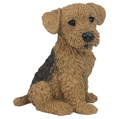 Design Toscano Airedale Puppy Dog Statue