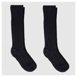 Girls' Knee-High Socks 2pk - Cat & Jack™ Black