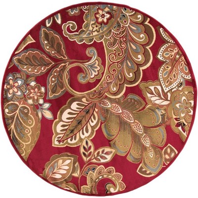 Mark & Day Gariel Woven Indoor Area Rugs Dark Red