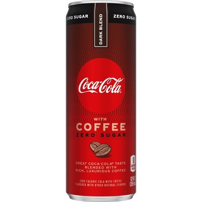 Coca-Cola with Coffee Dark Blend Zero Sugar - 12 fl oz Can
