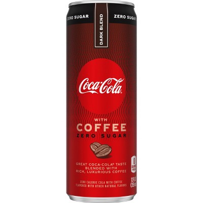 Coca-Cola with Coffee Dark Blend Zero Sugar - 12 fl oz Can