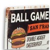 MLB San Francisco Giants Baseball Concession Metal Sign Panel - 4 of 4