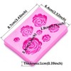 JDICTION 2-PCS Rose Flower Silicone Molds for Cake Decorating, Chocolate, Fondant, Resin Crafts - 4 of 4