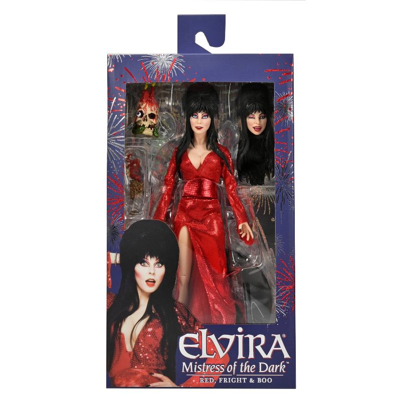 NECA Elvira Mistress of the Dark Red Fright &#38;  Boo 8&#34; Clothed Action Figure, 2 of 6