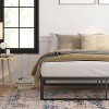 14" Branden Minimalist Steel Platform Bed Frame Black - Taylor & Logan - 3 of 4