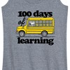 Women's - Peanuts - 100 Days Of Learning Graphic Racerback Tank - 2 of 4