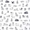 Tadpoles Kids Rule 4-Piece Dog Sketch Sheet Set | 1 Full Flat Sheet, 1 Full Fitted Sheet & 2 Queen Pillowcases - 4 of 4