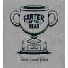 Father's Day Farter Of The Year Trophy Adult Long Sleeve Hooded Sweatshirt - 2 of 3