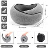Travel Pillows for Airplanes, Memory Foam Travel Pillow Neck Pillow for Traveling Suitable for Airplanes,Offices and Cars - 3 of 4