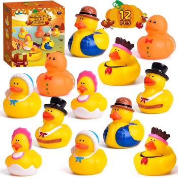 Fun Little Toys Thanks Giving Rubber Duckies, 12pcs