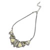 SOHI Women's Multicolour Party Stone Statement Necklace - 2 of 4