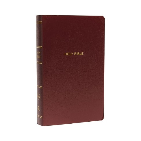 Nkjv, Gift And Award Bible, Leather-look, Burgundy, Red Letter Edition ...