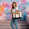 Dalix 22" Soft Canvas Tote Bag - 3 of 4