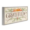 Stupell Industries Seasonal Gratitude Floral Leaves, 30" x 13" - 3 of 4