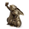SPI Home Selfie Sweeties Garden Sculpture – 11.5" Tall Cast Aluminum Whimsical Outdoor Animal Figurine - 4 of 4