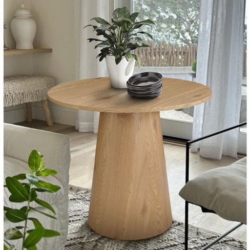 Theo Round Wood Dining Table | 120cm