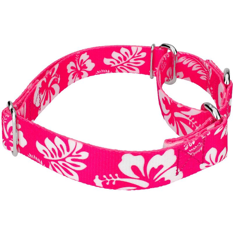 Country Brook Petz - Pink Hawaiian Martingale Dog Collar, 6 of 8