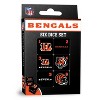 MasterPieces Officially Licensed NFL Cincinnati Bengals - 6 Piece D6 Gaming Dice Set Ages 6 and Up - 2 of 3