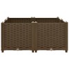 vidaXL Raised Bed 31.5"x31.5"x15" Polypropylene - 3 of 4
