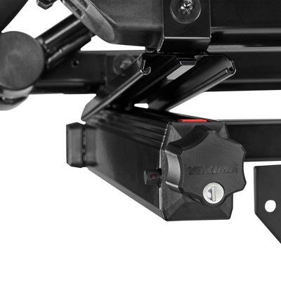Yakima EXO DoubleUp 2 Bike Capacity Hitch Bike Rack with StrongArm Design, SpeedKnobs, and SKS Lock for EXO SwingBase or EXO TopShelf, Black