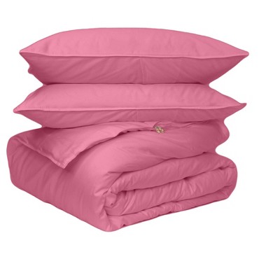 Canadian Down & Feather Company - 3 Piece Duvet Cover Set with 3-Sided Zipper, Hollyhock