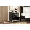 Okak Elegant High Gloss 6-Drawer Bedroom Dressers with Metal Handle, Mirrored Storage Cabinet,Chest of Drawers for Living Room,Entryway - 4 of 4