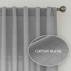 Awesome Home  Cotton Blend Light Filtering Back Tab Curtains (2 Panels) - 2 of 4
