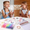Friendship Bracelet Making Kit with 96 Colors Clay Beads, Letter Beads, Elastic Strings for Teens - 2 of 4