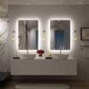 Apmir Super Bright 192 LEDs/m Back LED Lighted Anti-Fog Tempered Glass Bathroom/Vanity Mirror with ETL & 3-Year Warranty - 3 of 4