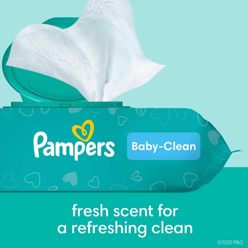 Pampers Baby Clean Fresh Scented Baby Wipes (Select Count), 6 of 14