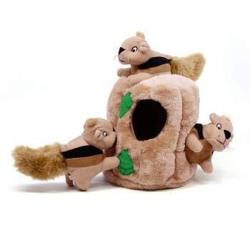 Outward Hound Hide-A-Squirrel Puzzle Plush Dog Toy