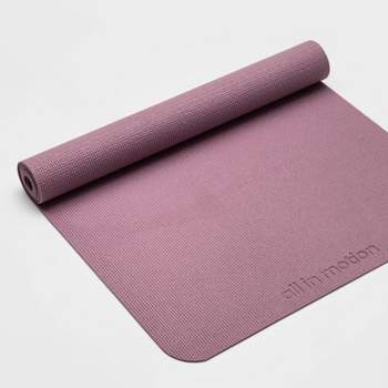 Pink an Black Rubber Wiselife Pu Leather Eco Yoga Mat 6mm For