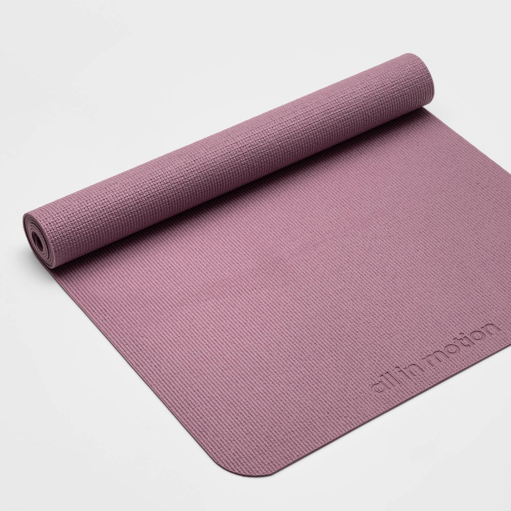 Photos - Gymnastic Mat Solid Yoga Mat 3mm Chalk Violet - All In Motion™