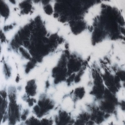 tie dye black and white