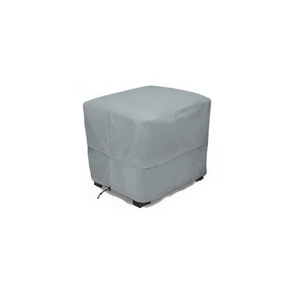 Photos - Furniture Cover Meridian 30" x 30" x 17" Square Ottoman-Table Cover Sage Green 