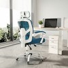 ALEXOUN High-Back Mesh Rolling Swivel Reclining Home Office Chairs with Wheels,Comfortable Headrest,Lumbar Support,for Home,Office,Student - 2 of 4