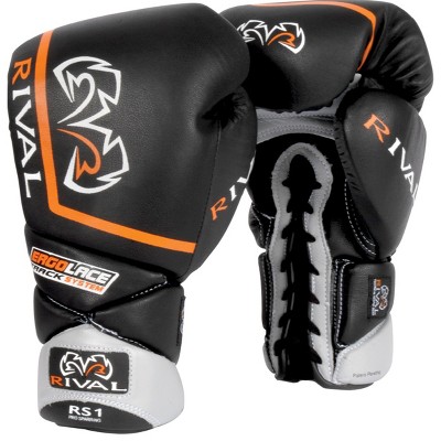 Rival Boxing High Performance Lace-up Long Cuff Pro Sparring Gloves ...