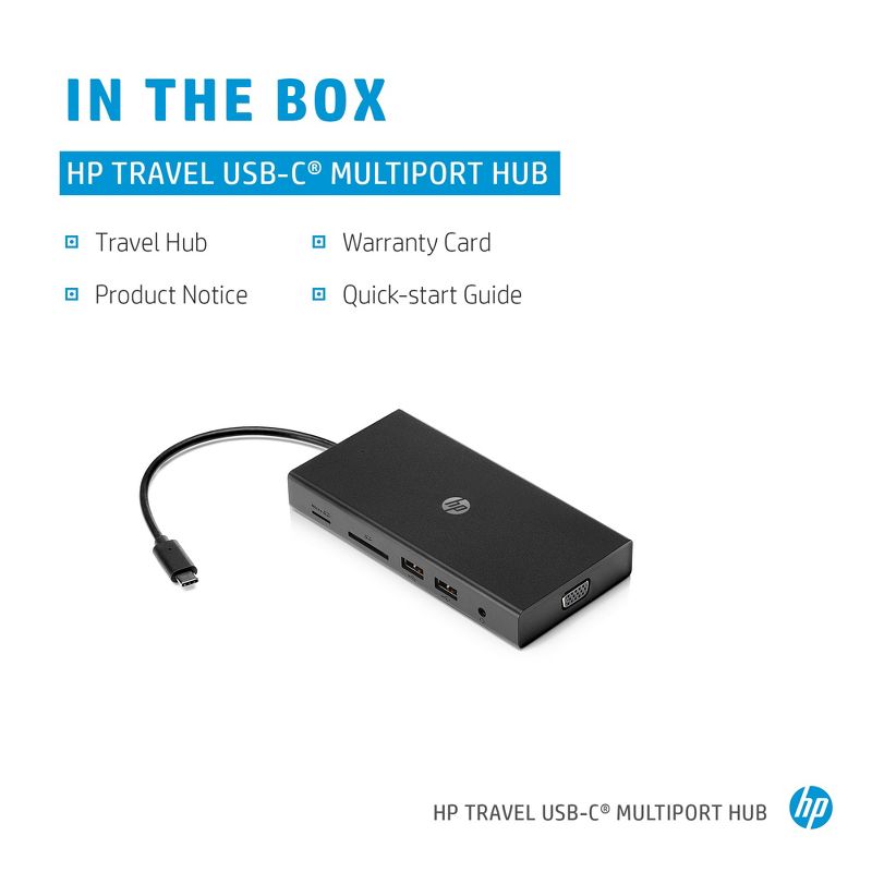 HP Inc. Travel USB-C Multi Port Hub, 5 of 7