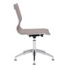 Zuo Glider Conference Chair Taupe - 2 of 4