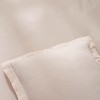 Premium Cotton 400 Thread Count Solid Duvet Cover Set by Blue Nile Mills - 4 of 4