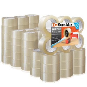 Sure-Max Premium Carton Packing Tape 2.0 mil 330 Feet (110 yards) - Clear - 1 of 4