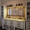 3-Light Dale Vanity Wall Lamp Black - Kenroy Home: ETL Listed, Metal Shade, Dimmable Fixture - 3 of 4