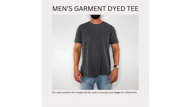 Simply Sage Market Men's The Deer Hunting Legend Short Sleeve Garment Dyed Tee, 2 of 3, play video