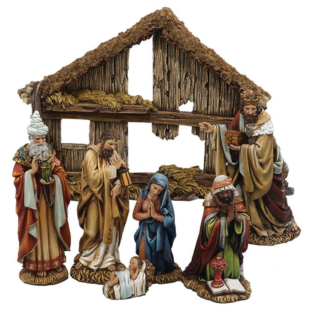 UPC 086131133190 product image for Resin Nativity 7-Piece Set | upcitemdb.com
